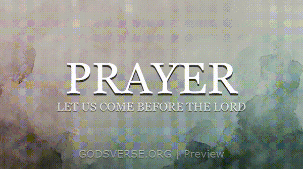 Prayer motion background watercolor worship