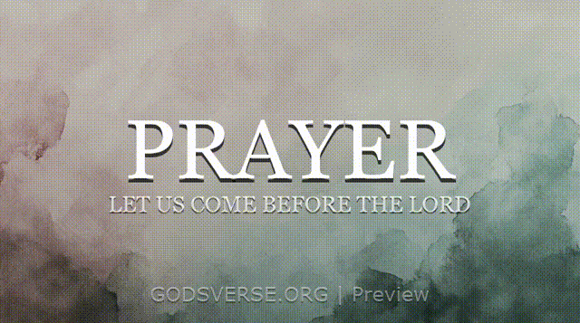 Prayer motion background watercolor worship