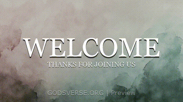 Welcome motion background watercolor worship