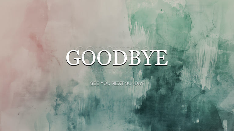 Goodbye worship background watercolor worship