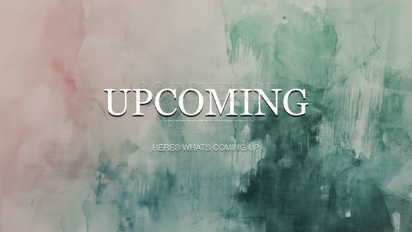 Upcoming worship background watercolor worship