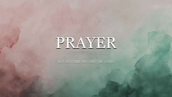 Prayer worship background watercolor worship