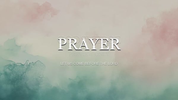 Prayer worship background watercolor worship