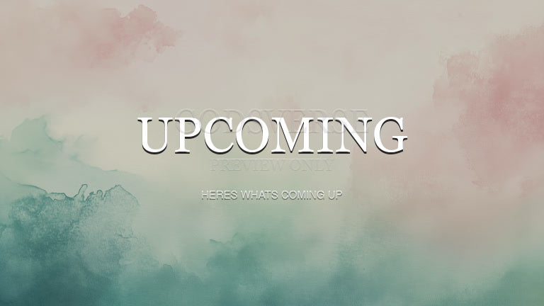 Upcoming worship background watercolor worship