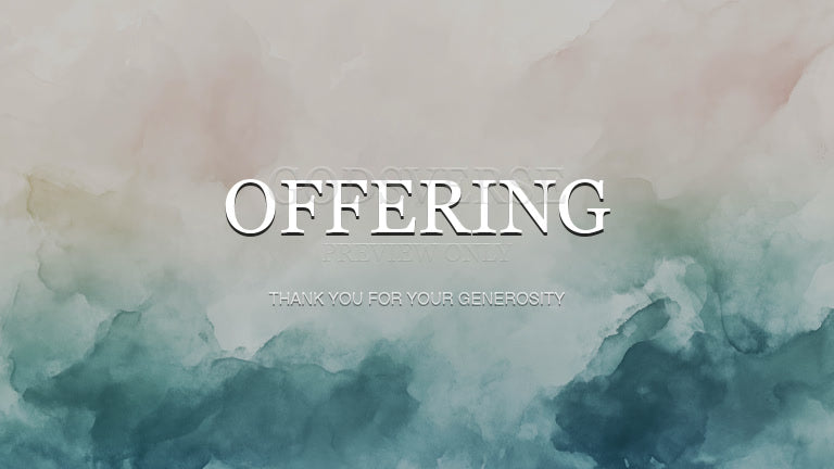 Offering worship background watercolor worship