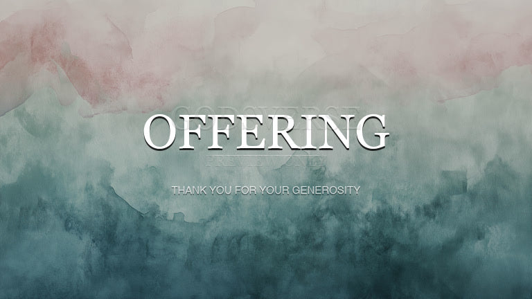 Offering worship background watercolor worship