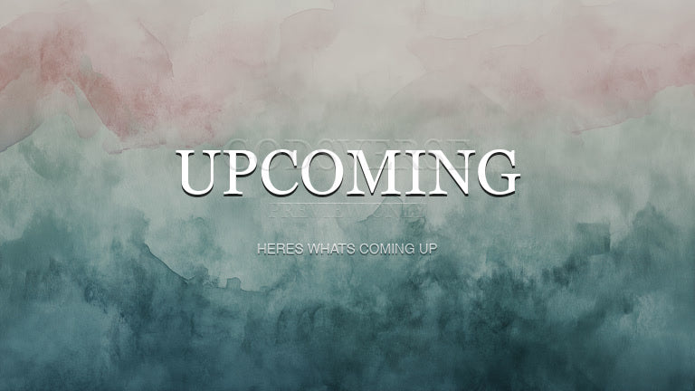 Upcoming worship background watercolor worship